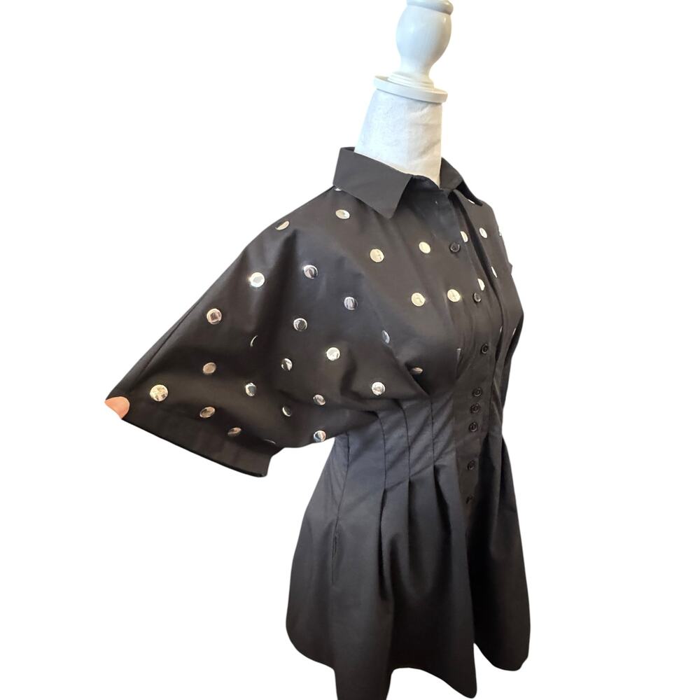 Anthropologie Exquise  The Tobie Studded Mini Dress XS